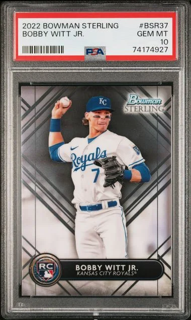 2022 Bowman Sterling Bobby Witt Jr. #BSR-37 card image