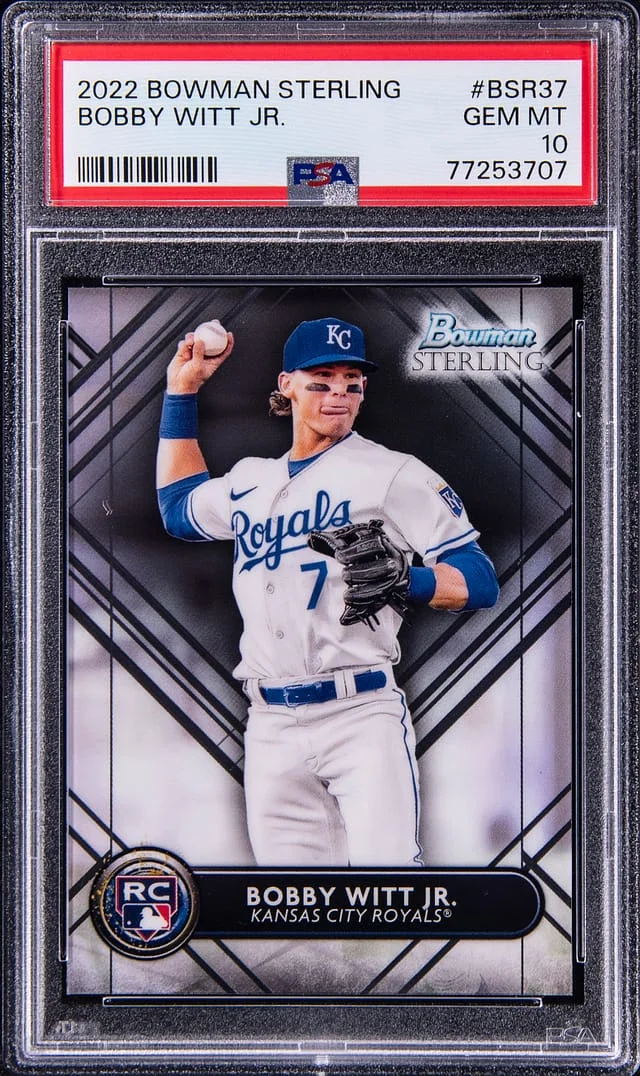 2022 Bowman Sterling Bobby Witt Jr. #BSR37 card image