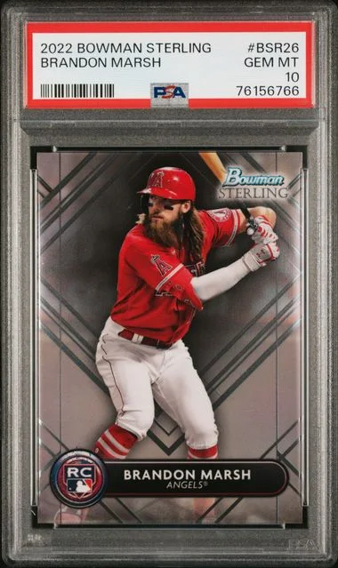 2022 Bowman Sterling Brandon Marsh #BSR26 card image