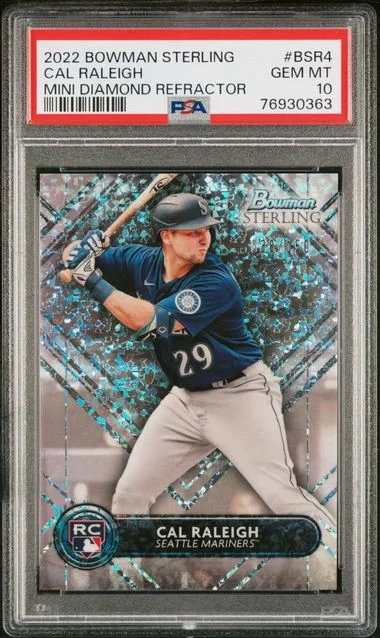2022 Bowman Sterling Cal Raleigh #BSR4 card image