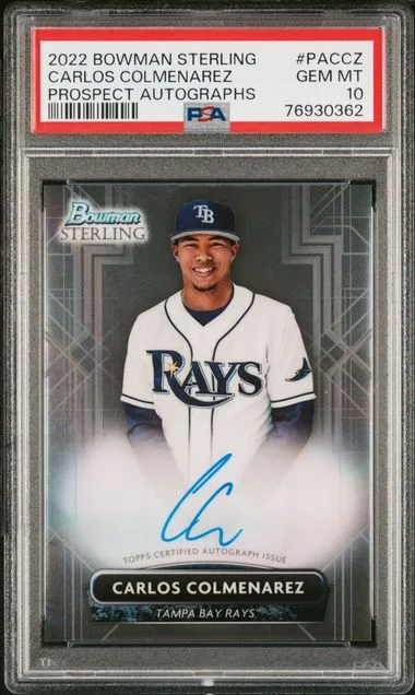 2022 Bowman Sterling Carlos Colmenarez Prospect Autographs #PACCZ card image