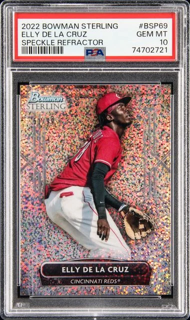 2022 Bowman Sterling Elly De La Cruz #BSP69 card image