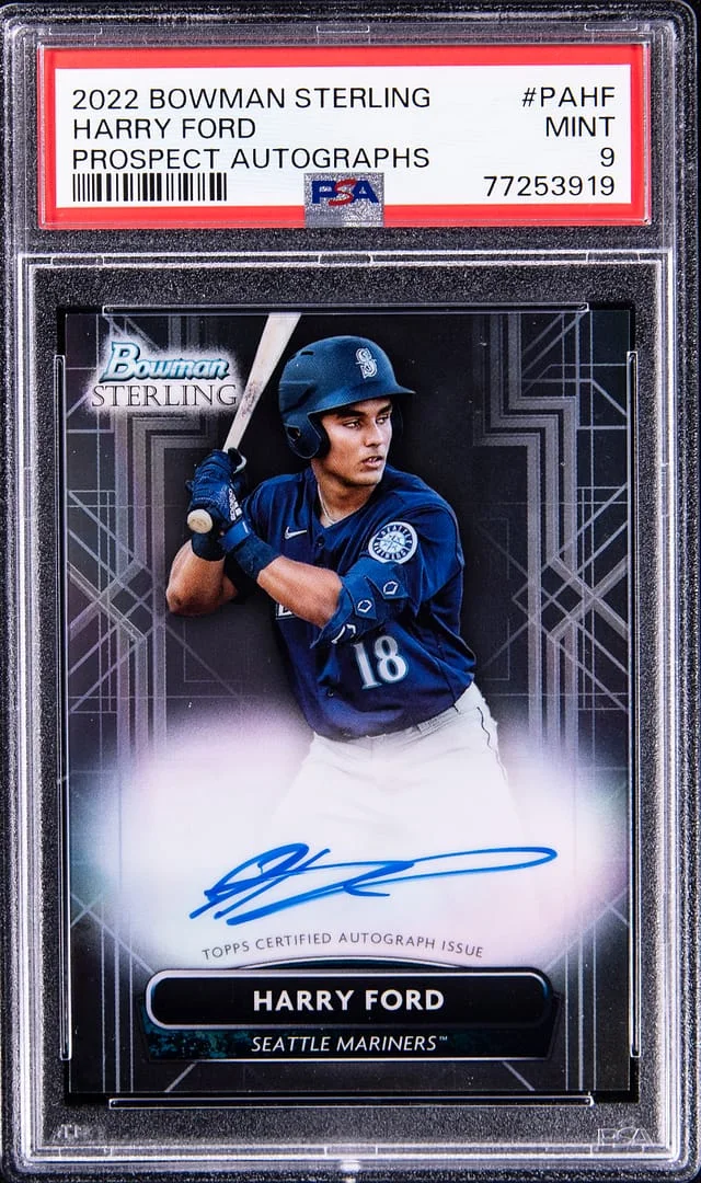 2022 Bowman Sterling Harry Ford Prospect Autographs #PAHF card image