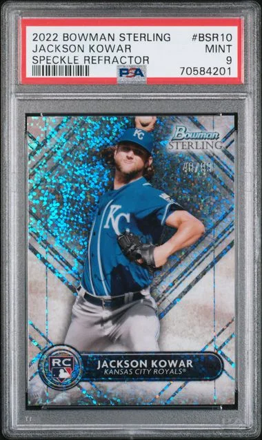 2022 Bowman Sterling Jackson Kowar Speckle Refractor #BSR10 card image