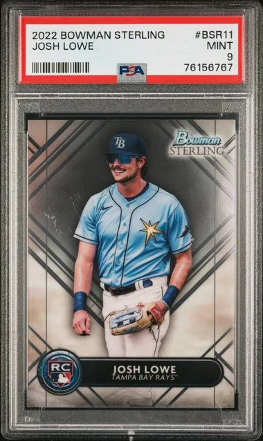 2022 Bowman Sterling Josh Lowe #BSR-11 card image