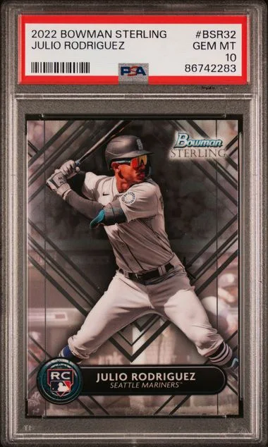 2022 Bowman Sterling Julio Rodriguez #BSR32 card image