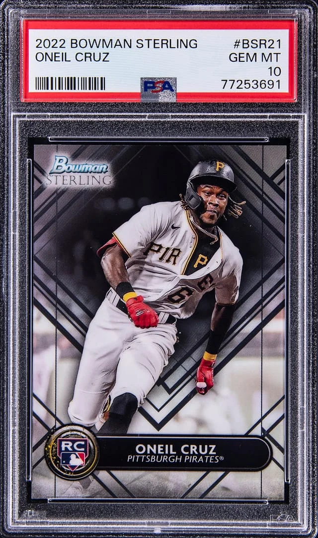 2022 Bowman Sterling Oneil Cruz #BSR21 card image