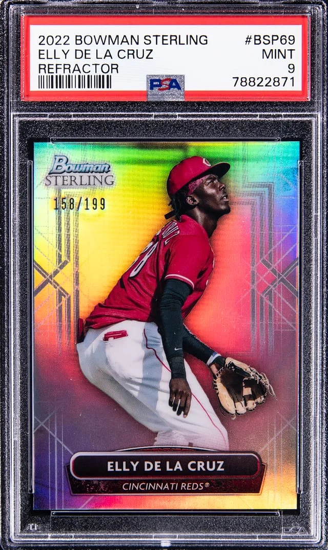 2022 Bowman Sterling Prospects Elly De La Cruz Refractor #BSP-69 card image