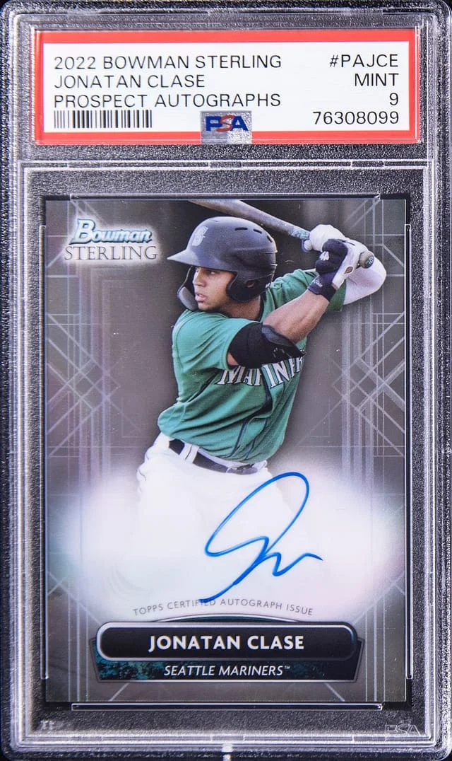2022 Bowman Sterling Prospects Jonathan Clase #PA-JCE card image