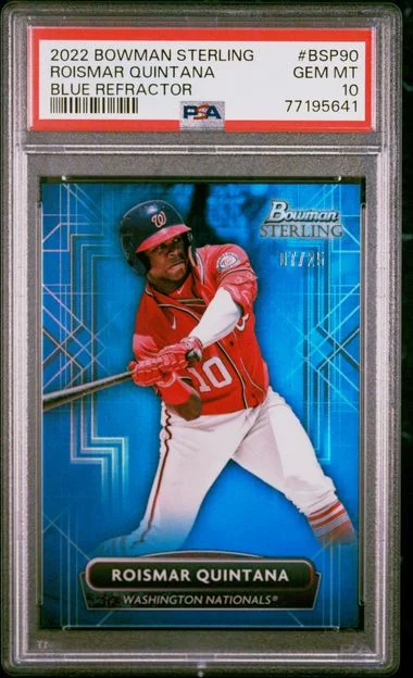 2022 Bowman Sterling Roismar Quintana #BSP90 card image