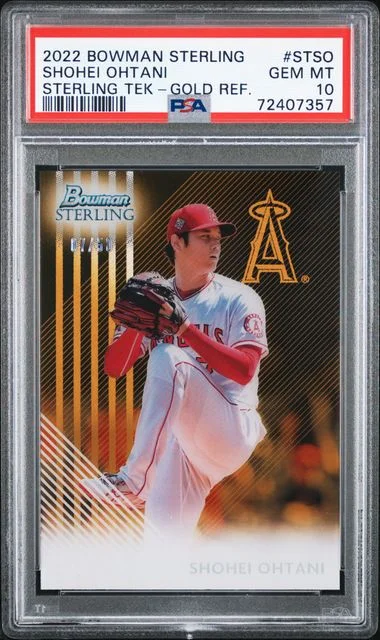 2022 Bowman Sterling Shohei Ohtani Tek #ST-SO card image