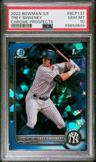2022 Bowman Trey Sweeney Sapphire Edition Chrome Prospects #BCP-137 card image