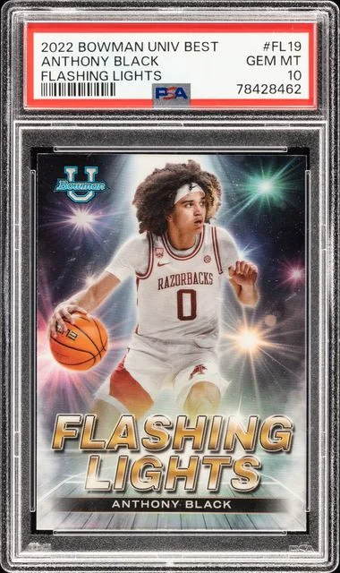 2022 Bowman University Best Anthony Flashing Lights #Fl19 card image