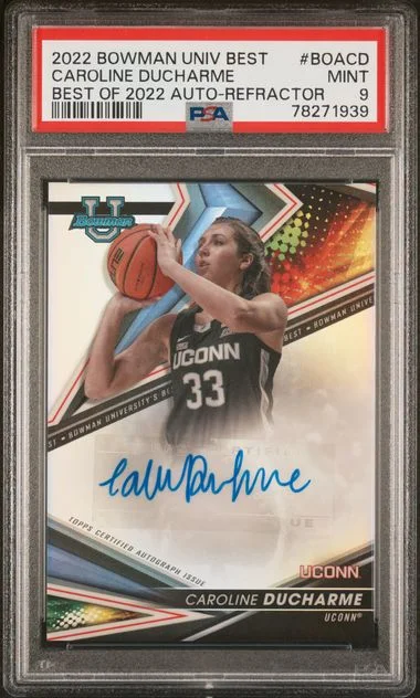 2022 Bowman University Best Caroline Ducharme Best Of 2022 Autograph #BOACD card image