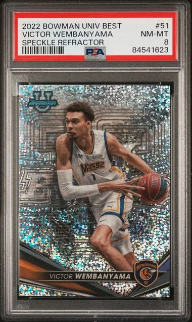 2022 Bowman University Best Victor Wembanyama #51 card image