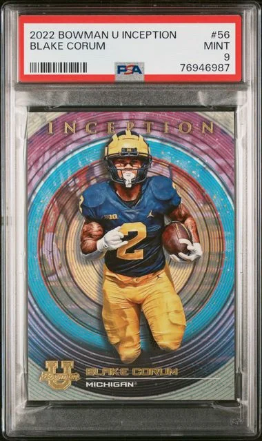 2022 Bowman University Blake Corum Inception #56 card image
