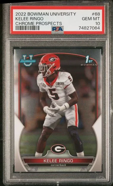 2022 Bowman University Chrome Kelee Ringo Prospects #68 card image
