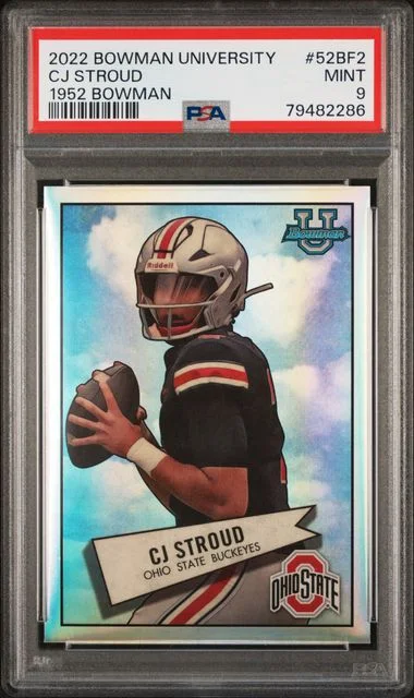 2022 Bowman University Cj Stroud 1952 Bowman #52BF2 card image