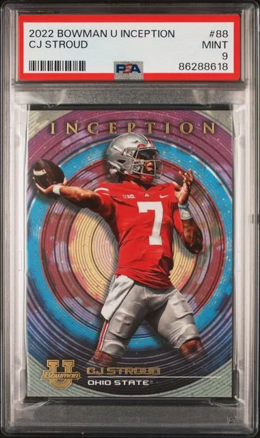 2022 Bowman University C.J. Stroud Inception #88 card image