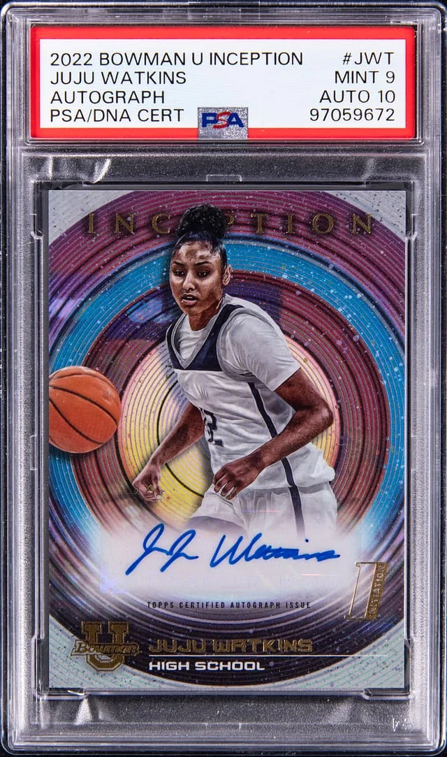 2022 Bowman University Juju Watkins Inception Autograph #BIA-JWT card image