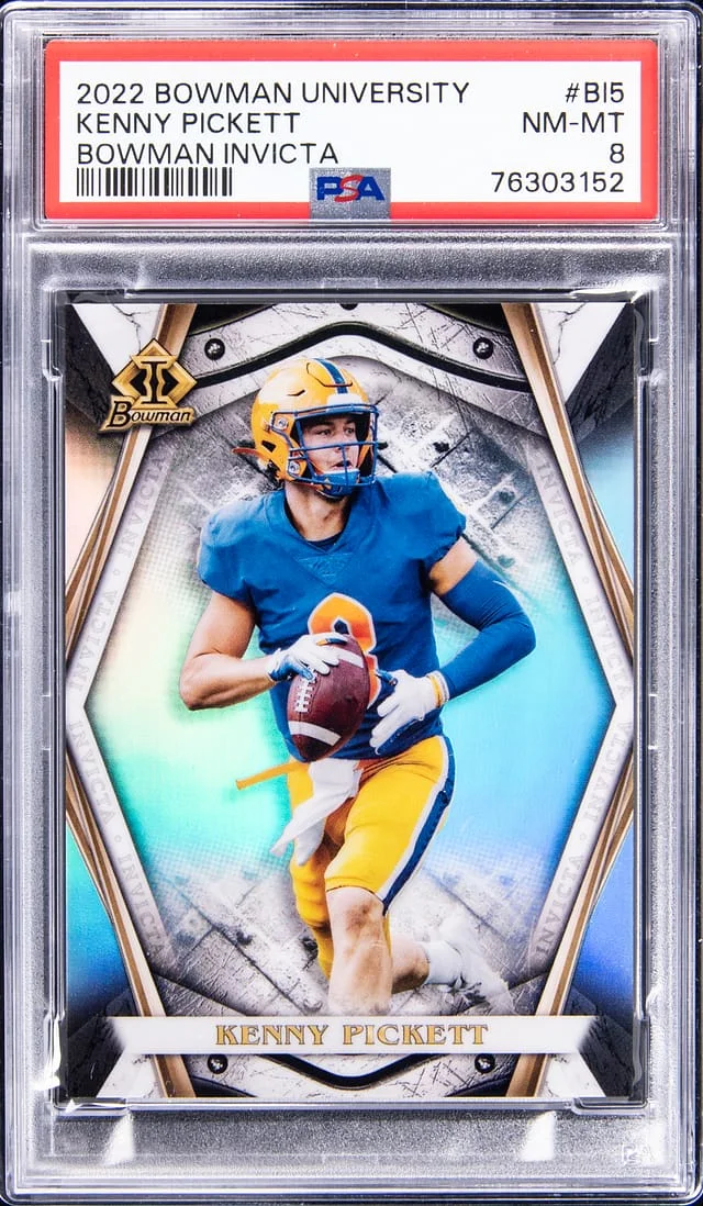 2022 Bowman University Kenny Pickett Invicta #BI5 card image