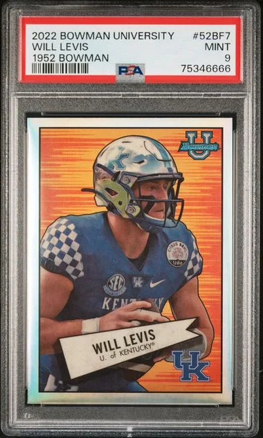 2022 Bowman University Will Levis 1952 Bowman #52BF7 card image