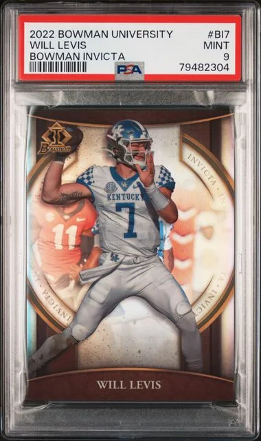 2022 Bowman University Will Levis Bowman Invicta #BI7 card image