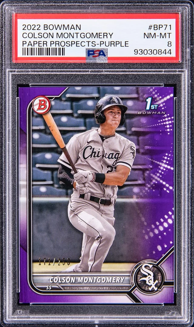 2022 Bowman Yhoswar Garcia Paper Prospects-Purple #BP71 card image