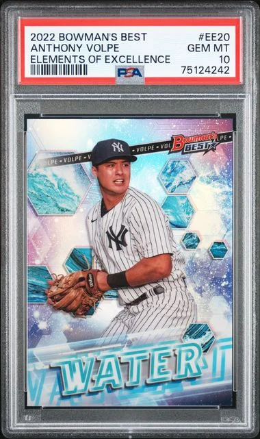 2022 Bowman's Best Anthony Volpe Elements Of Excellence #EE-20 card image