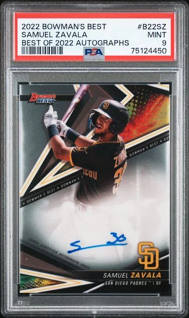 2022 Bowman's Best Autographs B22Sz Samuel Zavala Best Of #2022 card image