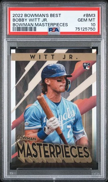 2022 Bowman's Best Bobby Witt Jr. Bowman Masterpieces #BM-3 card image