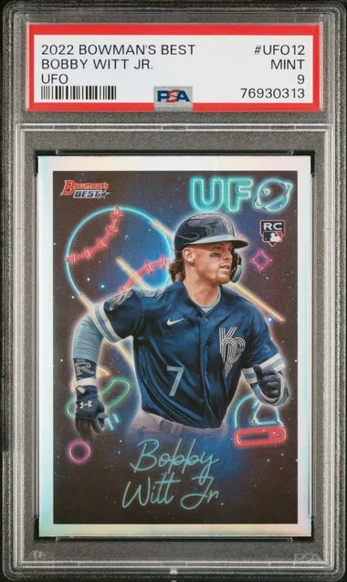2022 Bowman's Best Bobby Witt Jr. Bowman Ufo #UFO12 card image