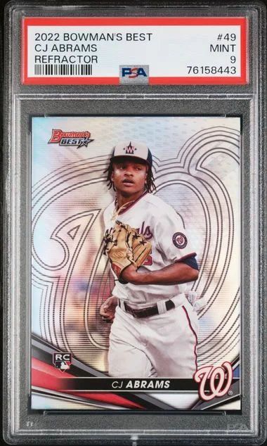 2022 Bowman's Best CJ Abrams Refractor #49 card image