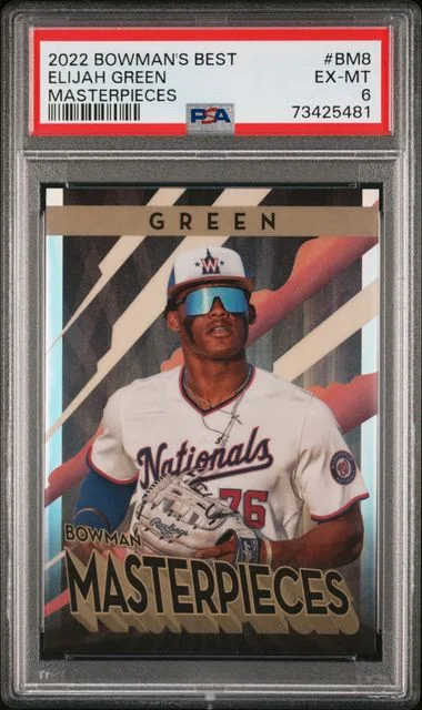2022 Bowman's Best Elijah Bowman Masterpieces #BM8 card image