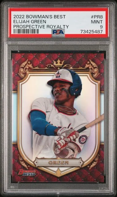 2022 Bowman's Best Elijah Prospective Royalty #PR-8 card image