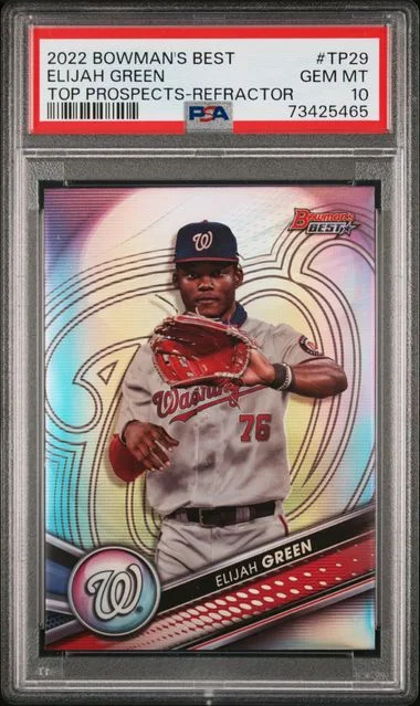 2022 Bowman's Best Elijah Top Prospects Refractor #TP-29 card image