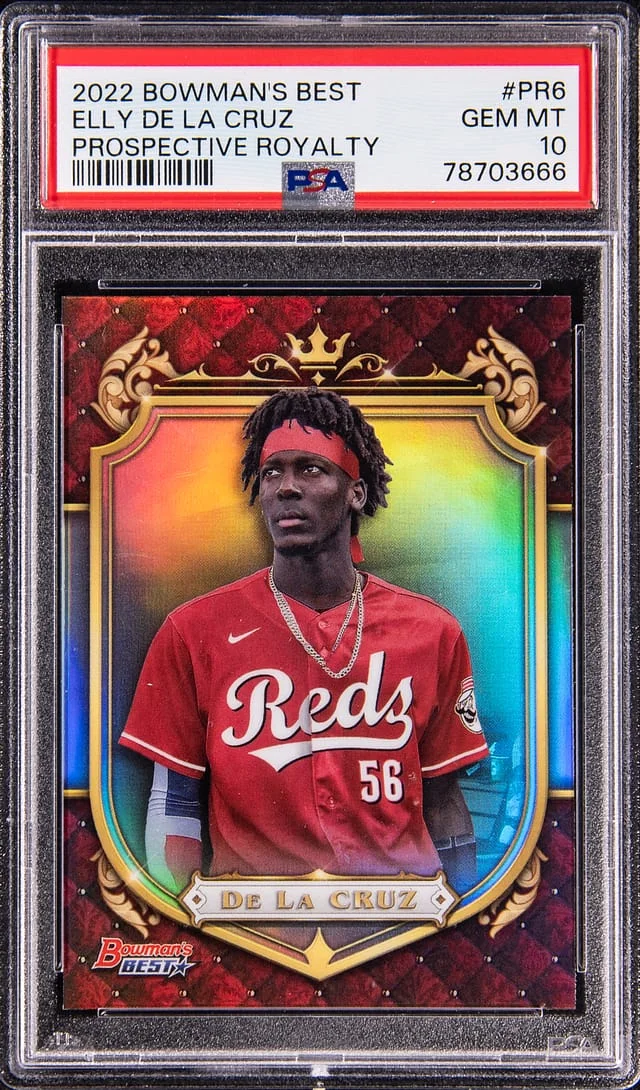 2022 Bowman's Best Elly De La Cruz Prospective Royalty #PR-6 card image