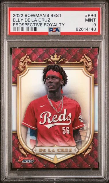 2022 Bowman's Best Elly De La Cruz Prospective Royalty #Pr6 card image