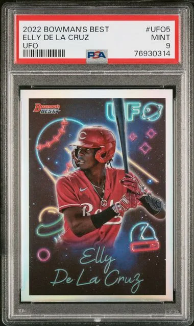 2022 Bowman's Best Elly De La Cruz Bowman Ufo #UFO5 card image