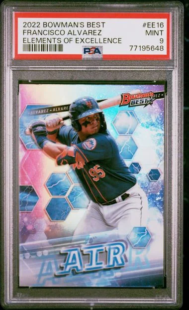 2022 Bowman's Best Francisco Alvarez Elements Of Excellence #EE16 card image