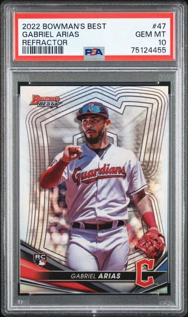 2022 Bowman's Best Gabriel Arias Refractor #47 card image