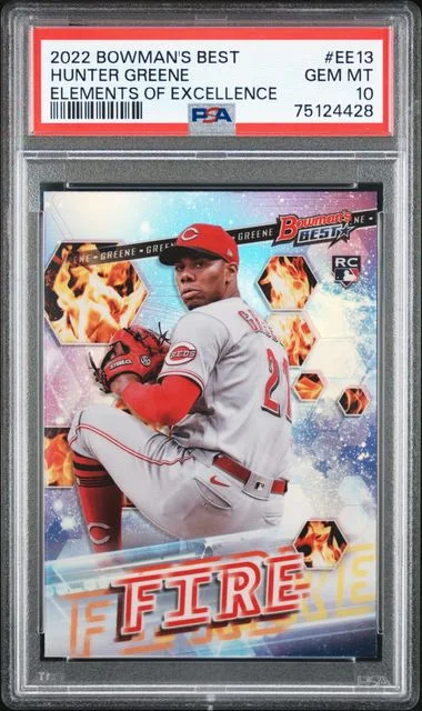 2022 Bowman's Best Hunter Greene Elements Of Excellence #EE13 card image