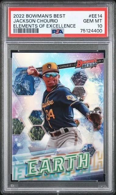 2022 Bowman's Best Jackson Chourio Elements Of Excellence #EE-14 card image