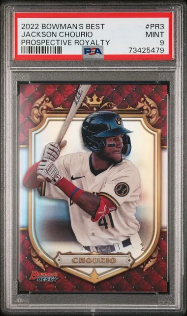 2022 Bowman's Best Jackson Chourio Prospective Royalty #PR-3 card image