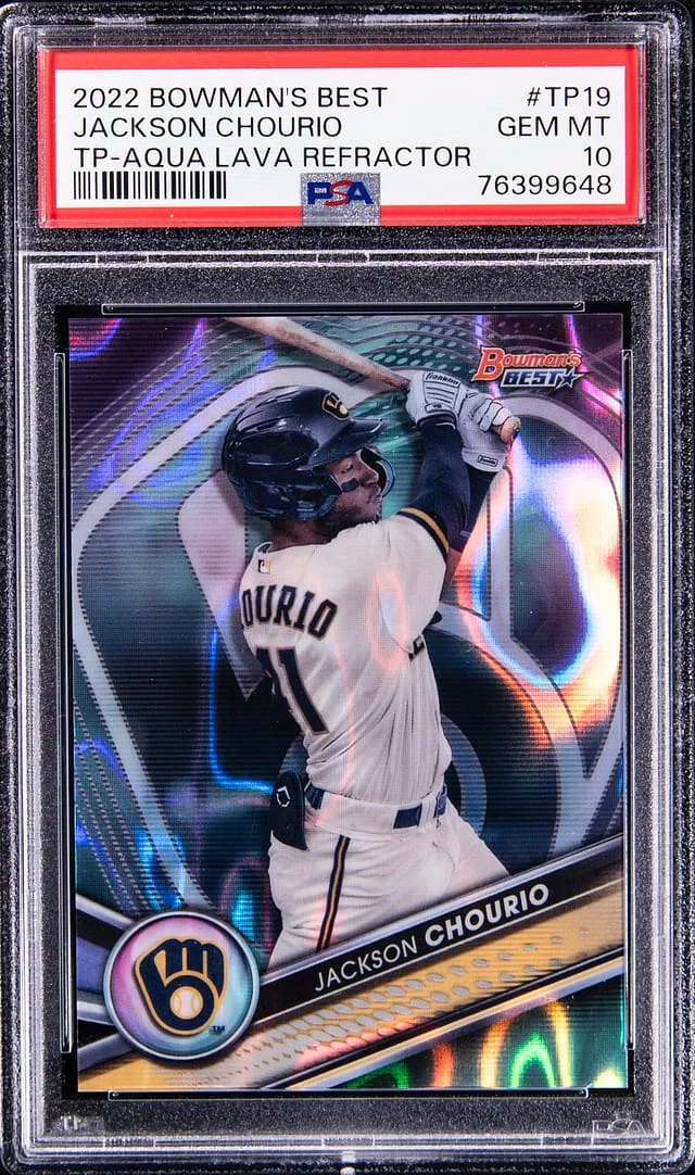 2022 Bowman's Best Jackson Chourio Top Prospects #TP19 card image
