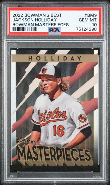 2022 Bowman's Best Jackson Holliday Bowman Masterpieces #BM-9 card image