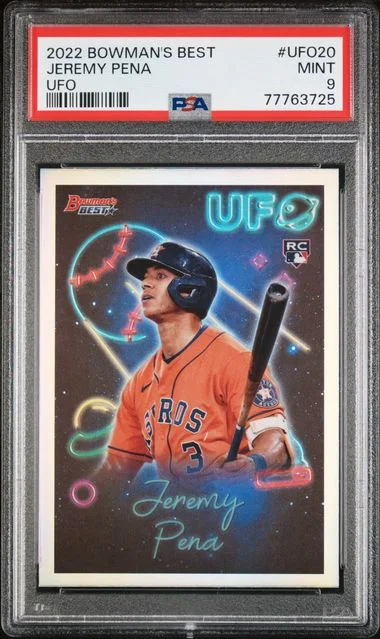 2022 Bowman's Best Jeremy Pena Bowman Ufo #Ufo20 card image