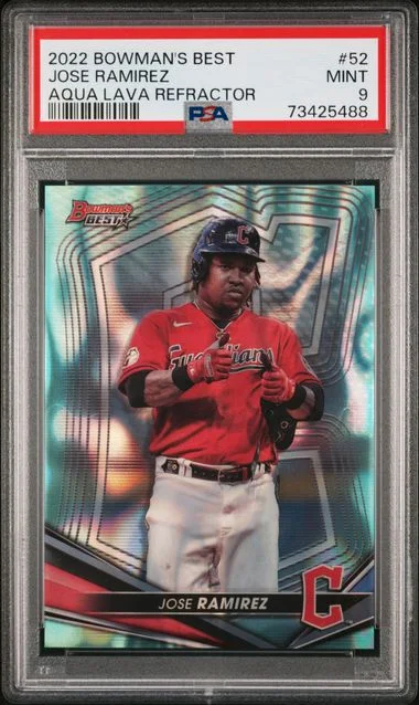2022 Bowman's Best Jose Ramirez #52 card image