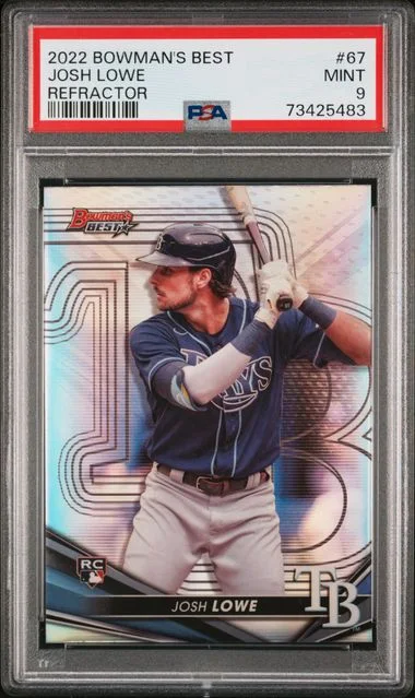 2022 Bowman's Best Josh Lowe Refractor #67 card image