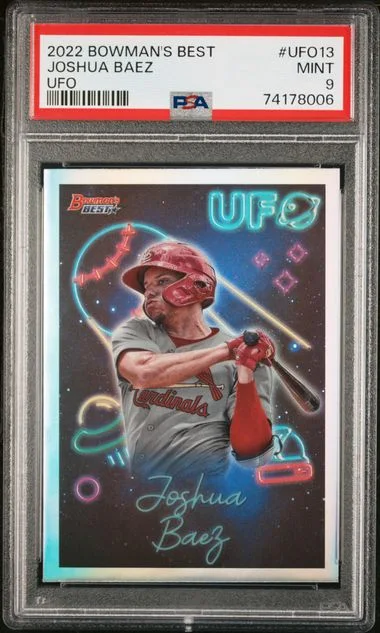 2022 Bowman's Best Joshua Baez Bowman Ufo #UFO13 card image